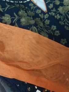 Elegant Orange Anarkali Kurta