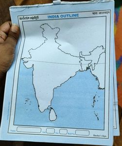 🌸India Outline Maps🌸