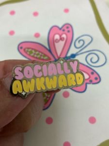 Socially Awkward Pin