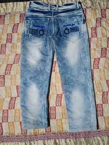 Acid Wash Denim Jeans