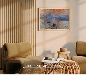 Monet's Sunrise Painting
