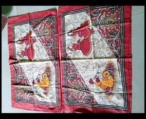 🛑 Beautiful  Double Bedsheet&amp; Pillow Coverwith🎁