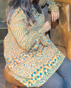Flowy Printed Tunic Dress