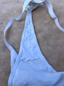 H&amp;M White Thong Panty – Size XS