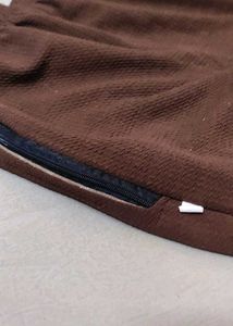 Korean Styled Brown Drawstring Sweatpants