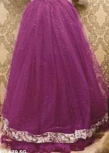 Purple Tulle Skirt
