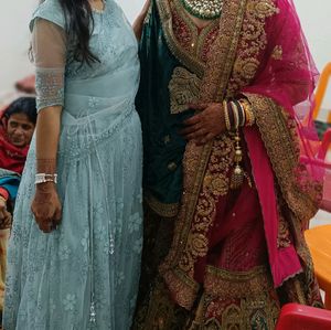 Very Light Blue Lehenga