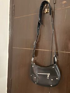Adjustable  Black Shoulder Strap  Bag