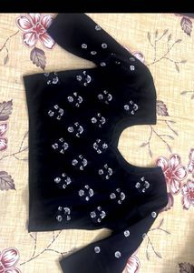 Black,Silver Sequins Lehenga Choli &amp; Dupatta