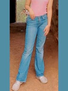 Blue Flared Jeans