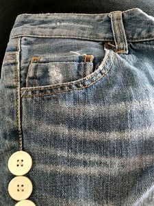 Ultra Low West 5 Pockets Shorts For Girl