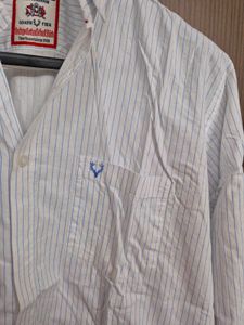 Allen Solley Striped Shirt for Men | 42