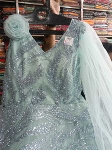 Sparkling Blue Occasion Gown