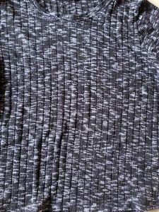 Ribbed Knit Long Sleeve Top