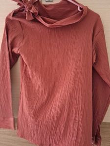 Vintage Style Textured Blouse