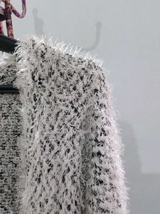 Cozy Grey Marled Cardigan Sweater