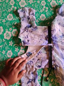 Abstract Print Blouse