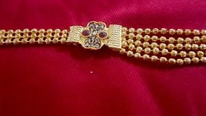 Kaliyani Jwellers Gold Plated Long Necklace