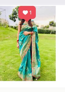 Beautiful  Green Saree