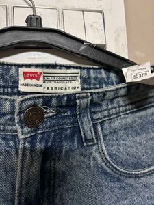 Acid Wash Straight Leg Jeans
