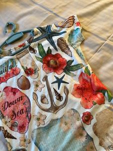 Multi Colored Beach Wibe Top
