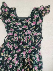 Black Georgette Frock