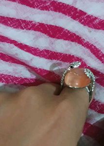 Statement Stone Snake Ring