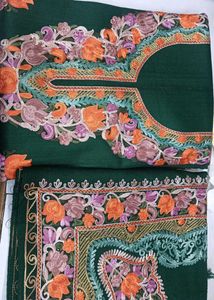 Embroidered Maroon Ethnic Suit Piece