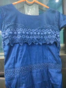 endless flaired gown