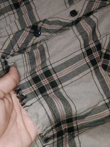 Cropped Plaid Flannel