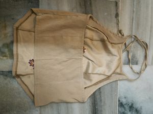 Backless Khaki Top