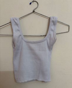 Cute Ribbed Tank Top