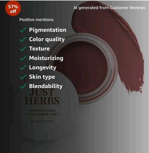 New✅️Just Herbs Lip &amp; Cheek Tint