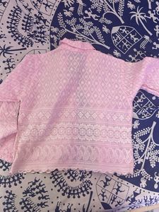 Pink Embroidered top