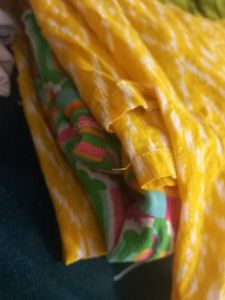 🌈Yellow Kurta And Frock