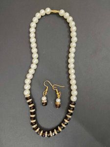 Pearl &amp; Ruby Necklace