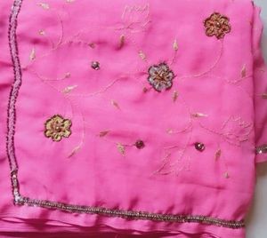 Beautiful Rani Pink Coloured Saree.💓