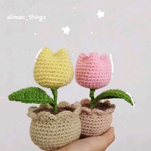 CROCHET MINI FLOWER POT