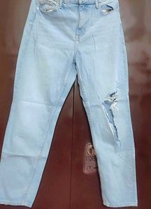 Light Blue Jeans Denim For Girl Or Woman 32 Waist