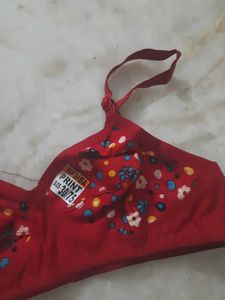 Floral Print Bras - Set of 3