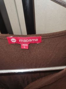 Brown Long Sleeve Top