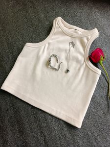 H&amp;M Beige Tank Top