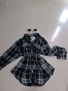 Classic Green Checkered Oversized Shirt