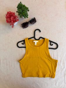 🌼Ribbed Sleeveless Top - H&M (S) 🌼
