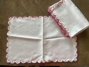 Embroidered Table Napkins Set Of 6