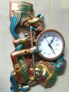 Krishna Playing Flute Wall Watch For Home Decor
