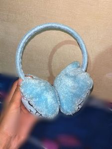 Blue Plush Earmuffs