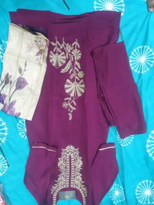 ​🍇✨ ROYAL WINE PURPLE 3-PIECE FESTIVE SET ✨🍇