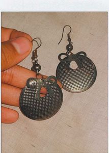 Bow Accent Drop Earrings