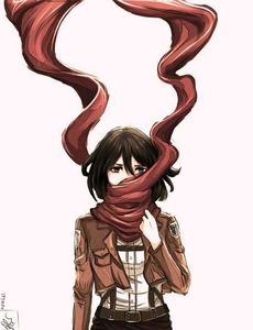 Mikasa Red Scarf